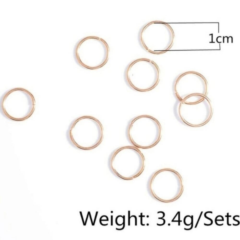 Gold Hair Rings - Picture 5 of 5
